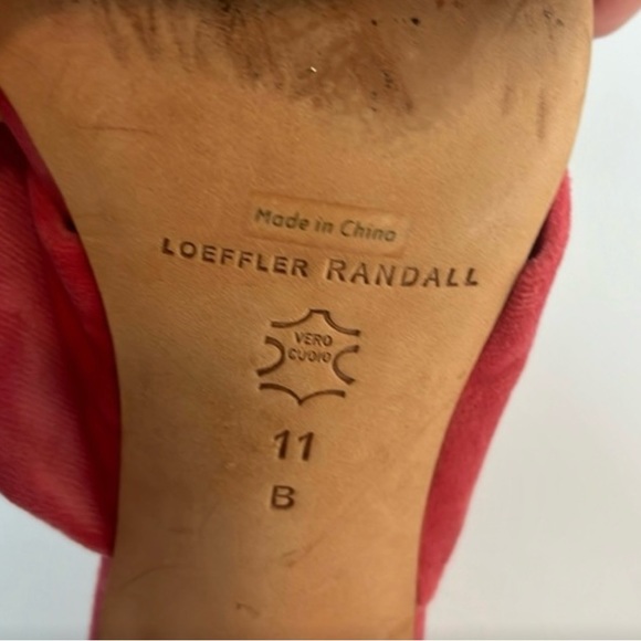 Loeffler Randall Pink CoCo Knotted Velvet Mules💓🌸 - Picture 10 of 10